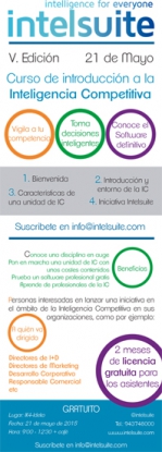 IK4-IDEKO organiza la quinta edición del curso de introducción a la inteligencia competitiva (Iniciativa intelsuite)