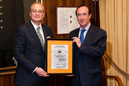 La Real Casa de la Moneda certifica su responsabilidad social