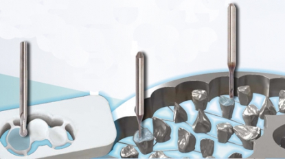 Herramientas para mecanizar componentes dentales y ortopédicos