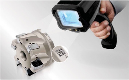 Walter identifica sus herramientas con un innovador código de matriz de datos que puede ser escaneado