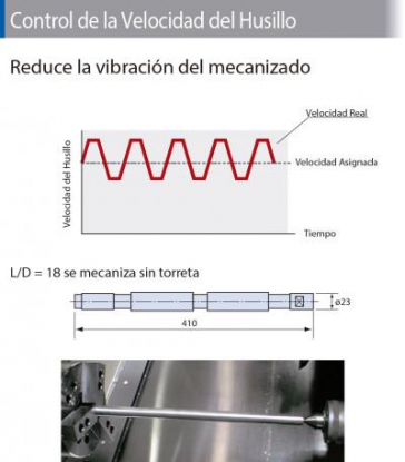 Control de velocidad del husillo