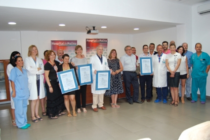 TÜV Rheinland certifica al Hospital de Molina en Murcia renovando y ampliando su compromiso en calidad