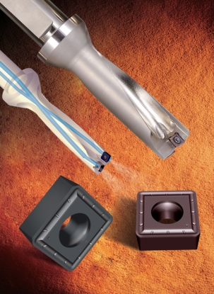 Brocas de plaquitas con insertos de 4 filos de corte