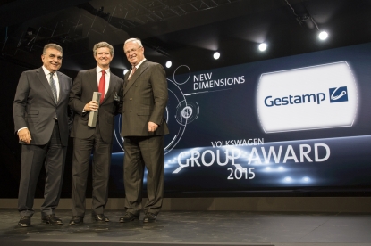Gestamp premiado por el Grupo Volkswagen como uno de sus mejores proveedores