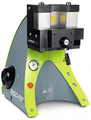 Unidad de sujeción automática de Rego-Fix para una sujeción rápida, fácil y fiable de herramientas