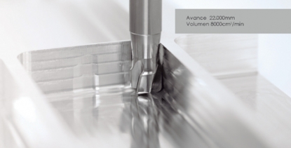 Herramienta de Mapal para el mecanizado de alto rendimiento de piezas estructurales de aluminio