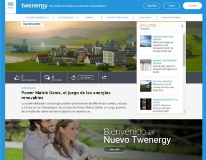 Twenergy, el portal de Endesa sobre eficiencia energética, cumple 5 años y supera los 11 millones de visitas acumuladas