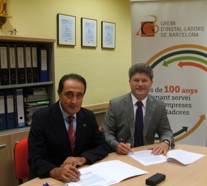 Acuerdo entre  TÜV Rheinland y el  Gremio de  Instaladores de Barcelona