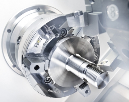 Plato de cambio rápido de Schunk para tornos con cilindro de carrera corta