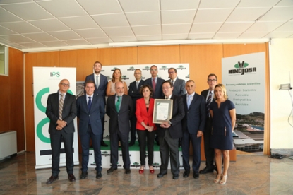 Rafael Hinojosa Xátiva recibe el primer Certificado IPS de Sostenibilidad de toda la Comunitat Valenciana