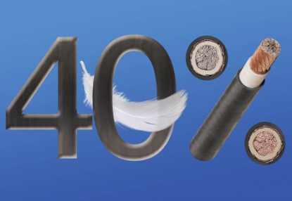 Cables para cadena portacables un 40% más ligeros