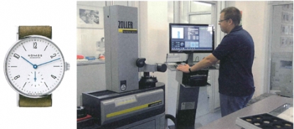 La máquina de medición universal smarTcheck de Zoller, clave en la fabricación de relojes de gama alta