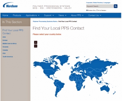 Nordson renueva su página web