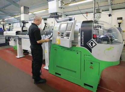 La SwissNano de Tornos impacta positivamente en la fabricación de los conectores Gecko de Harwin