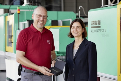 Bernd Winkelmann, ganador de un concurso de Arburg