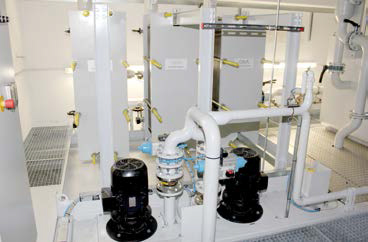 Emuge emplea un sistema central de limpieza de aceite de rectificado con filtros Knoll MicroPur