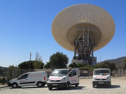 Sintemar renueva la pista de rodadura de una antena de la NASA en Madrid 