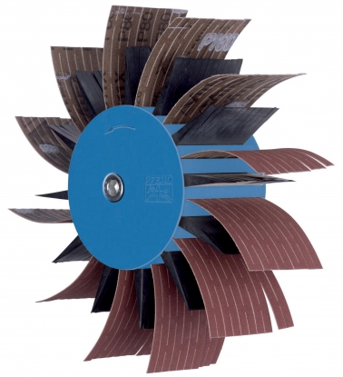 Abanico lijador para un acabado de superficie perfecto