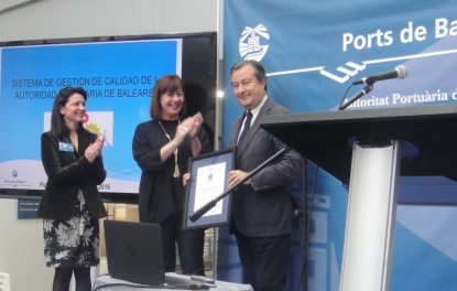 La APB recibe el certificado Aenor de gestión de la calidad ISO 9001