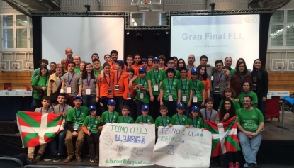 Axular Lizeoa y Tecnoclub Elburgo, premiados en el torneo de robótica FLL España