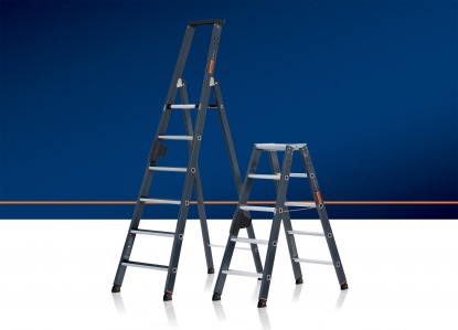 Escaleras de peldaños para un trabajo más seguro, cómodo y eficiente