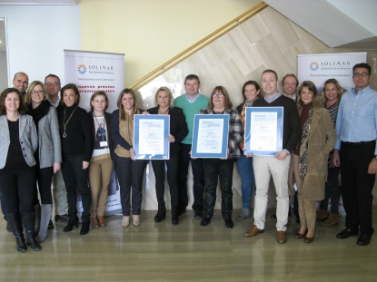 TÜV Rheinland certifica el Sistema de Gestión de Solimar Geroresidenciales según tres normas