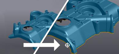 Módulo de software de diseño de escaneado a formato CAD