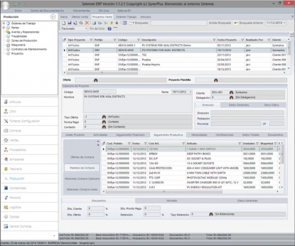 ERP para la gestión de proyectos en el sector del metal
