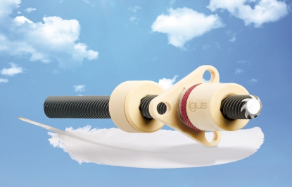 Conjuntos de tuercas y husillos en plástico y aluminio