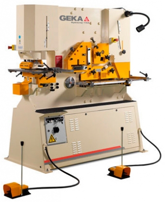 Cizalla-punzonadora de dos cilindros Hydracrop 110 de Geka