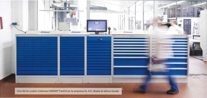 Maske & Söhne reduce los pedidos de herramienta hasta en un 50% gracias a Garant Tool24 Smartline