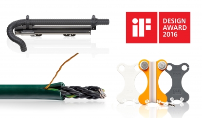 Los productos motion plastics de igus reciben el distintivo internacional iF por su innovador diseño