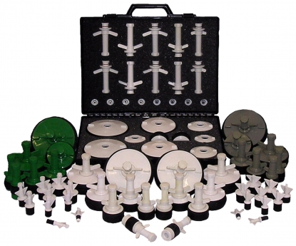 Tapones de nylon para purga de soldaduras