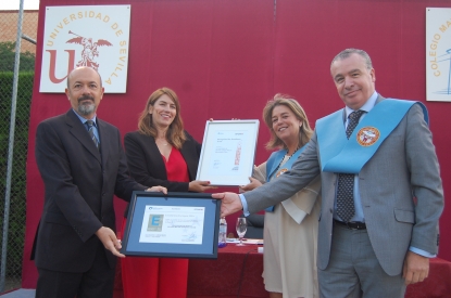 El Colegio Mayor Hernando Colón obtiene el Sello de Excelencia Europea EFQM 500+ por su modelo de gestión