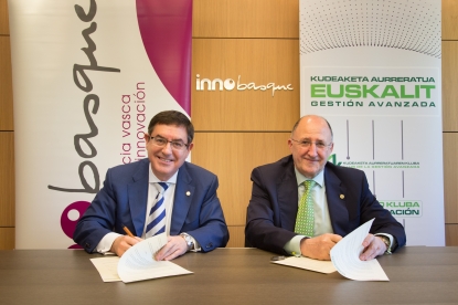Innobasque y Euskalit firman un acuerdo de colaboración para impulsar la innovación y la gestión avanzada
