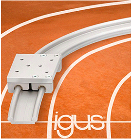 Sistema de guiado lineal con curvas