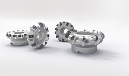 Fresas con plaquitas intercambiables ISO para mecanizado de hierro fundido y acero