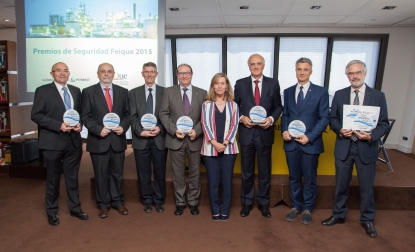 El sector químico hace entrega de sus Premios de Seguridad 2015