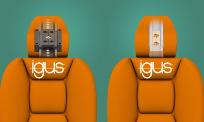 igus presentó sus novedades de guiado lineal drylin en la pasada feria de Hannover