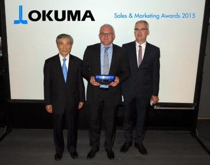 Okuma concede el Galardón de Oro por Ventas & Marketing a MAQcenter
