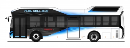 Toyota iniciará las ventas de autobuses de pila de combustible en Japón a principios de 2017