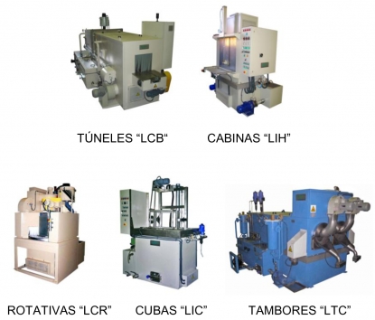 Máquinas y equipos para lavar y desengrasar todo tipo de piezas industriales