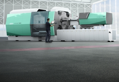 Inyectora con nuevo tamaño, nueva unidad de mando y nuevo diseño