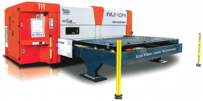 Máquina de corte por láser de fibra para espacios de trabajo limitados