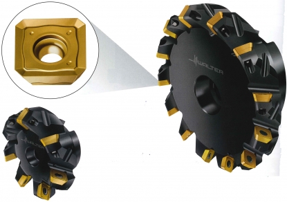 Fresa de planear con plaquitas con 4 filos de corte