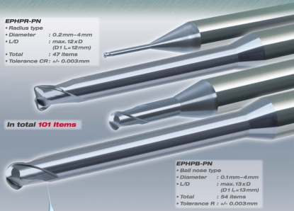Fresas de corte de metal duro ultra-micrograno