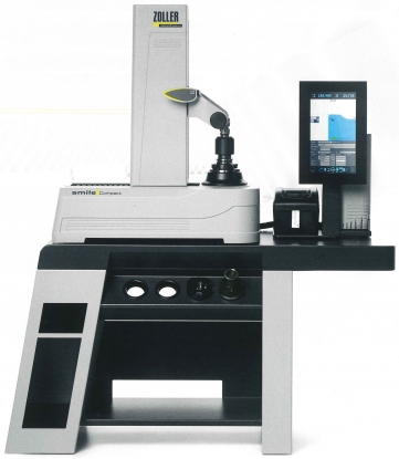 Dispositivo de ajuste y medición de herramientas extremadamente compacto