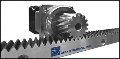 Configurador de cremallera y engranaje