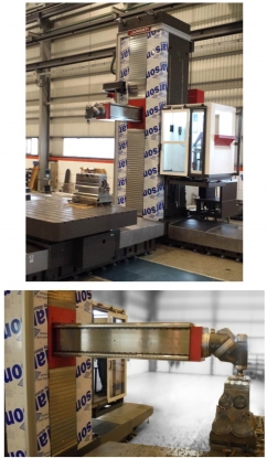 Fresadora de cabezal central que muestra una excelente capacidad de arranque de viruta