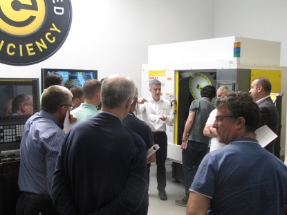 Hoffmann celebra una jornada técnica para el aumento de la productividad en el mecanizado en el nuevo showroom de FANUC